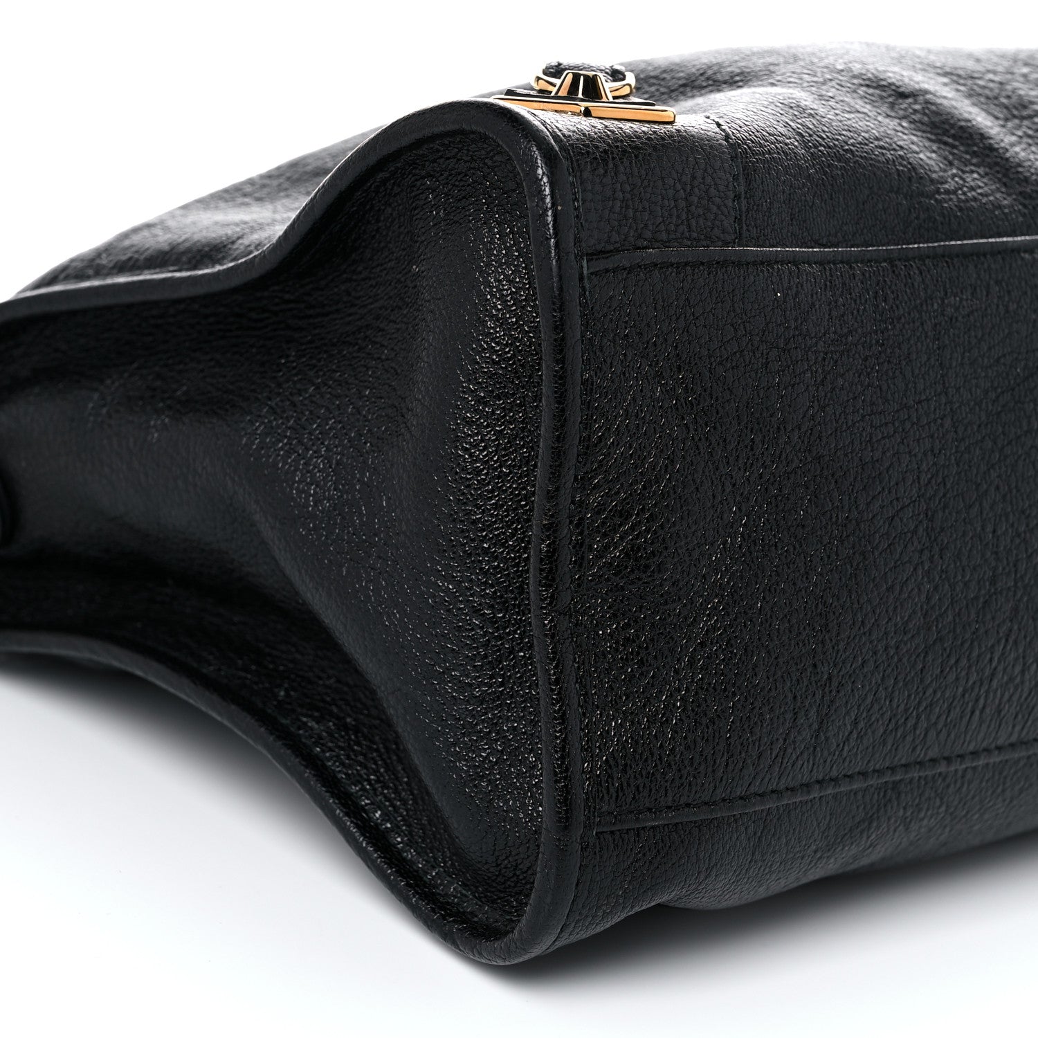 Balenciaga Chevre Gold Metallic Edge Hardware City Black 9 of 15