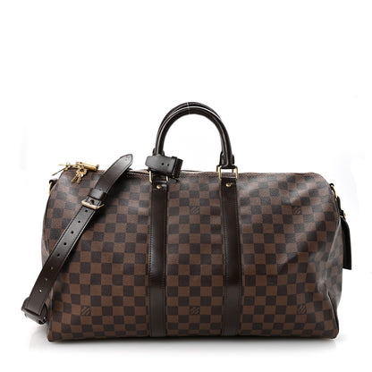 Louis Vuitton Damier Ebene Keepall Bandouliere 45 1 of 9