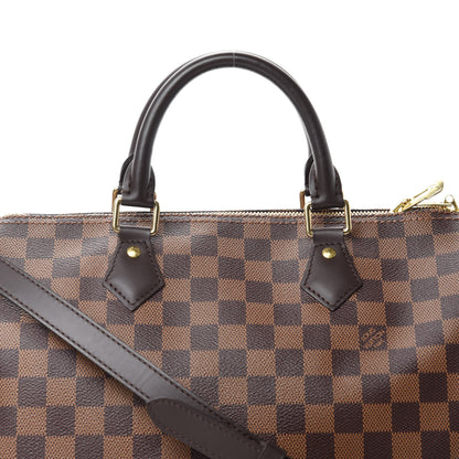 Louis Vuitton Damier Ebene Speedy Bandouliere 30 11 of 11