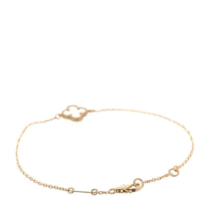 Van Cleef & Arpels 18K Yellow Gold Mother of Pearl Sweet Alhambra Bracelet 3 of 7
