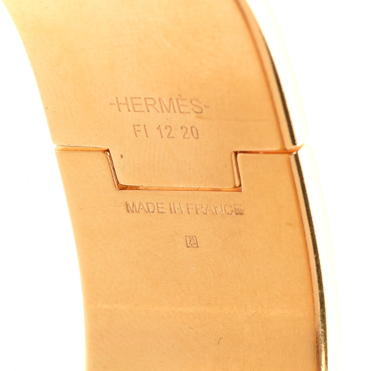 Hermes Enamel Print Guepards Wide Clic Clac H Bracelet PM Positif Negatif 4 of 8