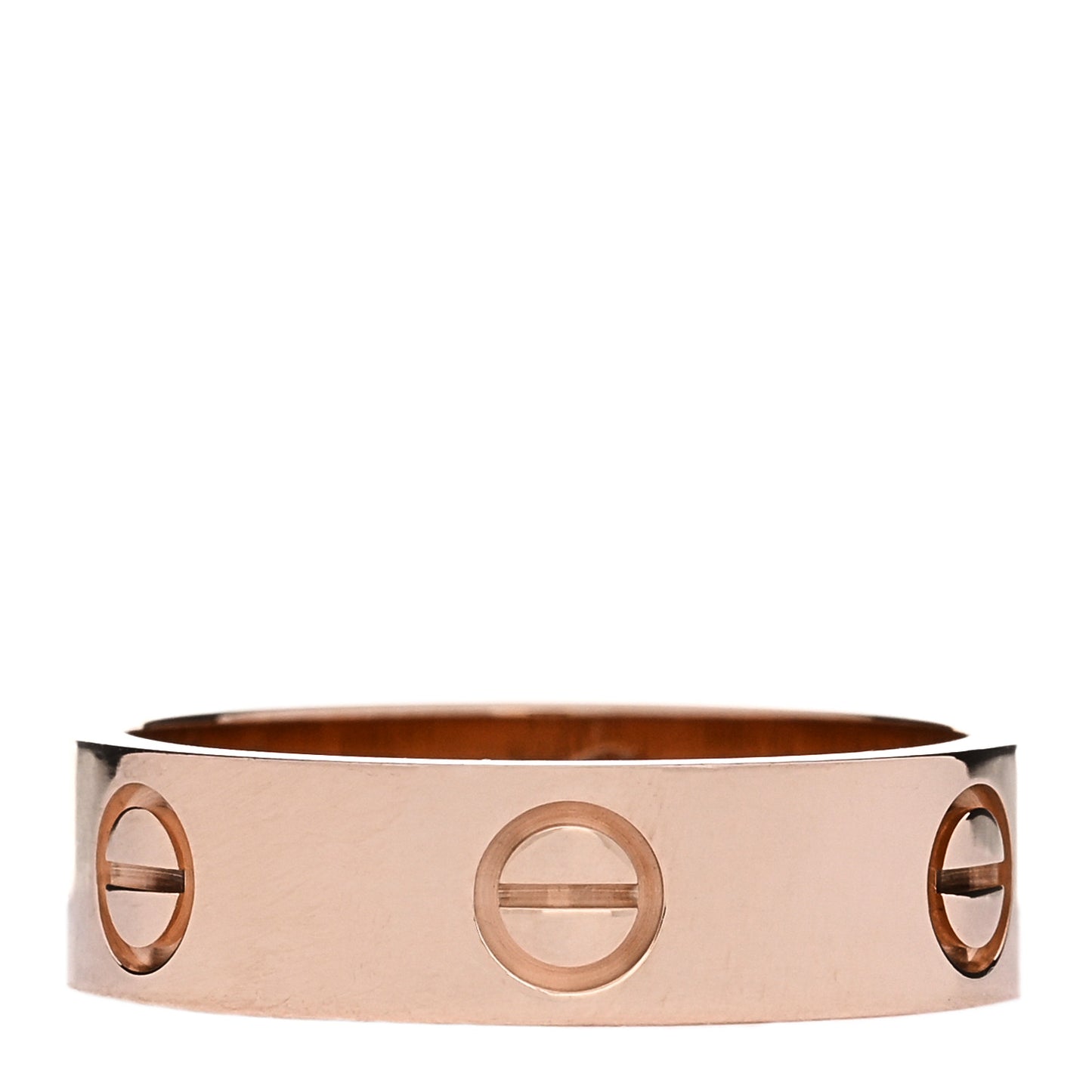 18K Pink Gold 5.5mm LOVE Ring 56 7.75