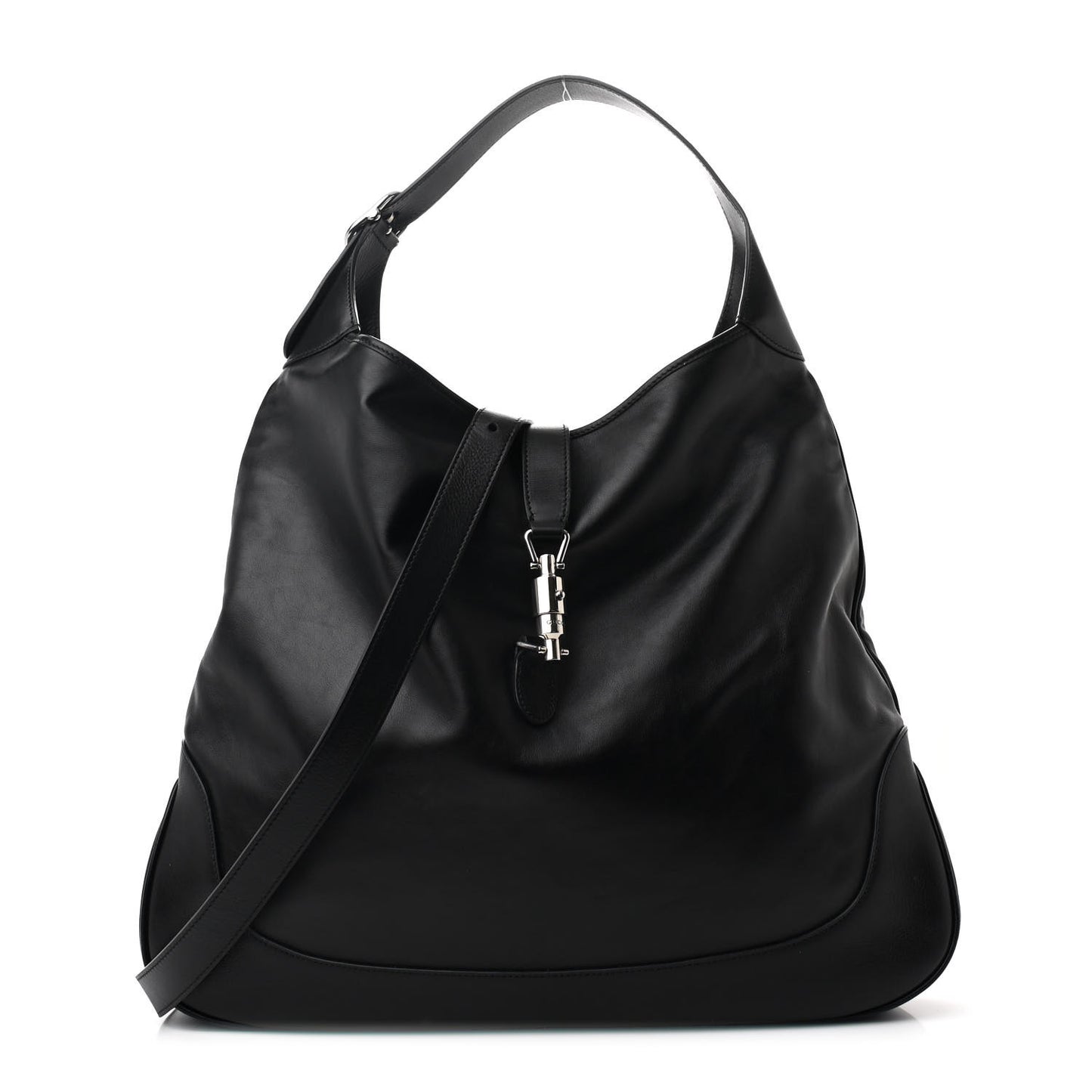 Calfskin Large Jackie 1961 Shoulder Bag Black