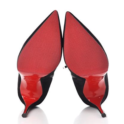 Christian Louboutin Suede So Kate Booty 100 Ankle Boots 38 Black 7 of 11