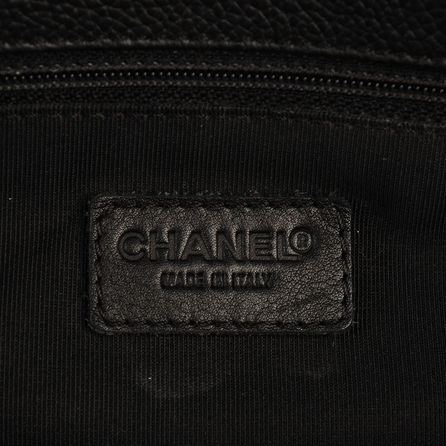 Chanel Calfskin Tall Cerf Tote Black 6 of 8