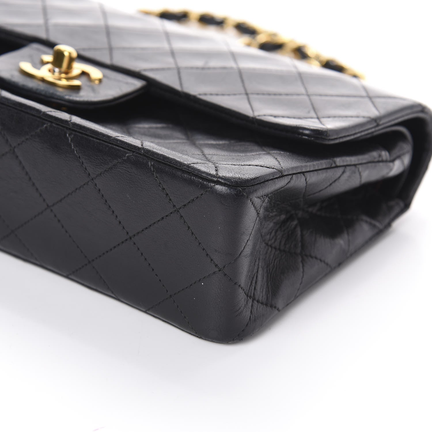 Chanel Lambskin Quilted Small Double Flap Black 13 of 13