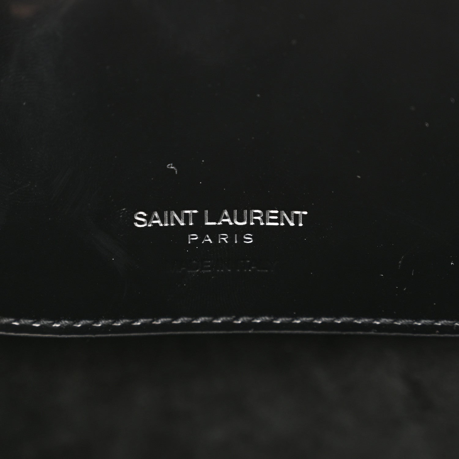 Saint Laurent Patent Calfskin Le 37 Bucket Bag Black 7 of 12