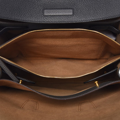 MCM Grained Calfskin Medium Milla Tote Phantom Grey 8 of 22