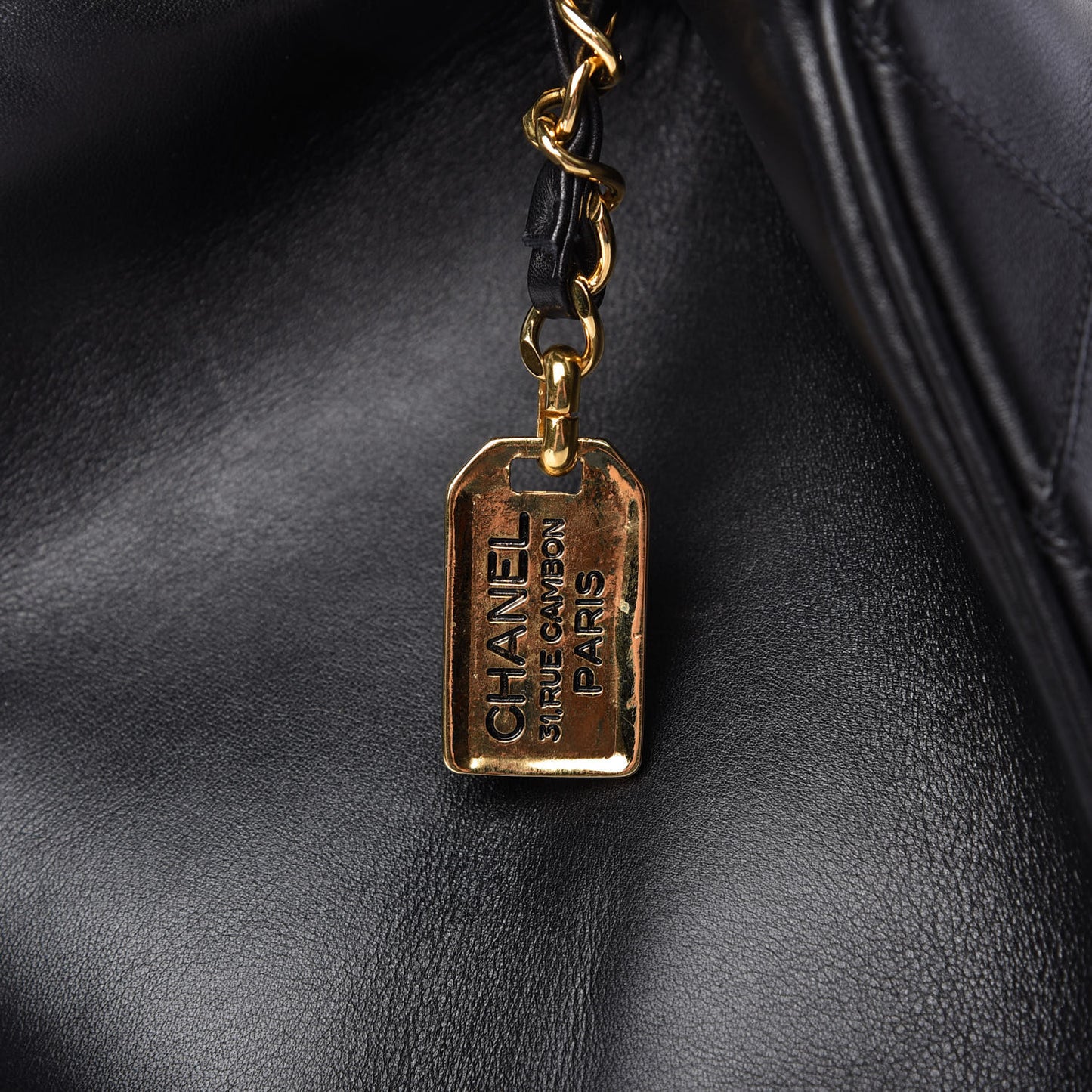 Calfskin Stitched XL Weekender Black