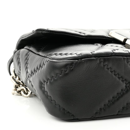 Marc Jacobs Lambskin Quilted J Marc Large Shoulder Bag Black 9 of 10