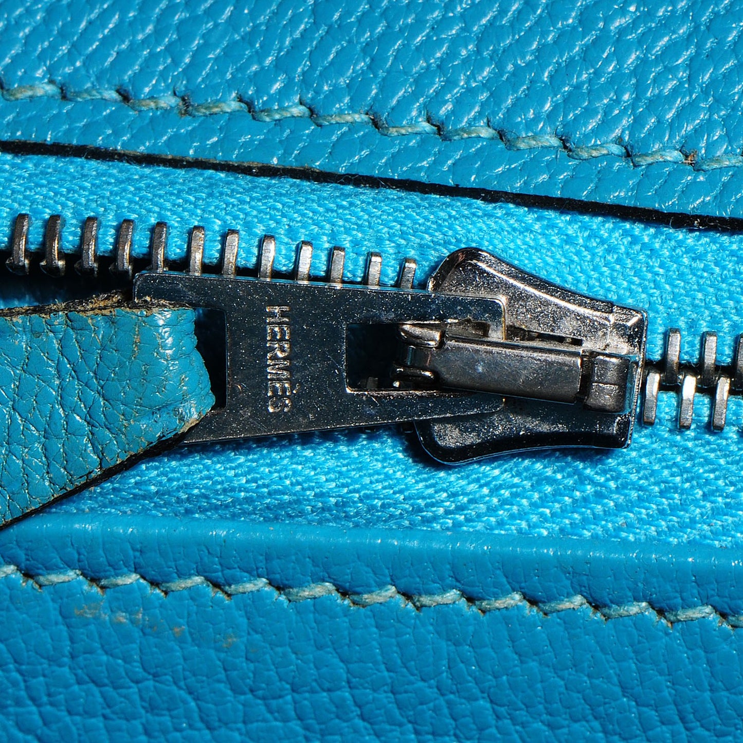 Chevre de Coromandel Birkin 30 Turquoise