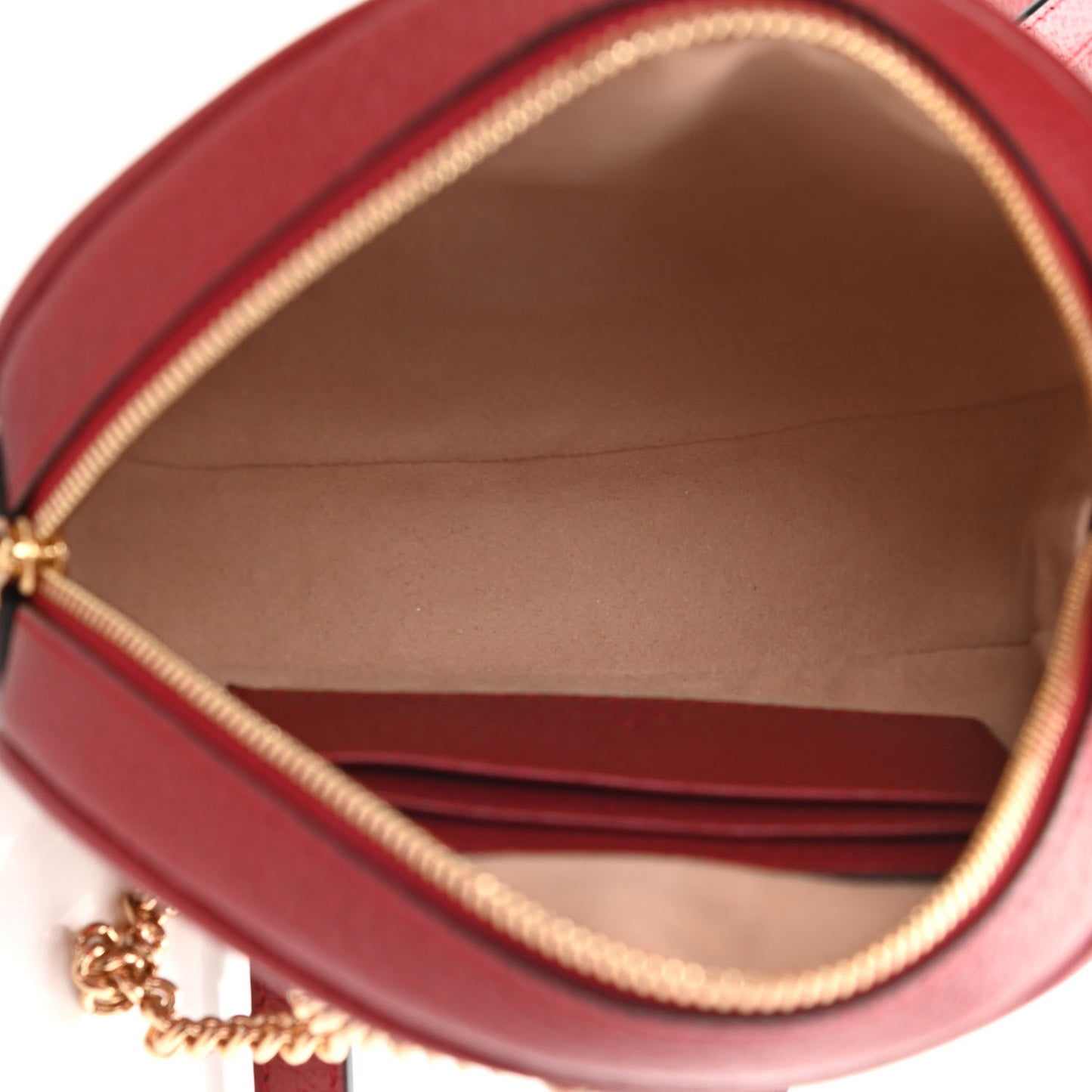 GG Supreme Monogram Web Flora Mini Ophidia Round Backpack Red
