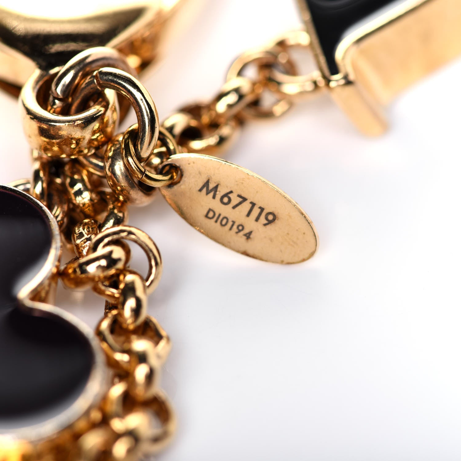 Louis Vuitton Fleur De Monogram Bag Charm Dore 4 of 7