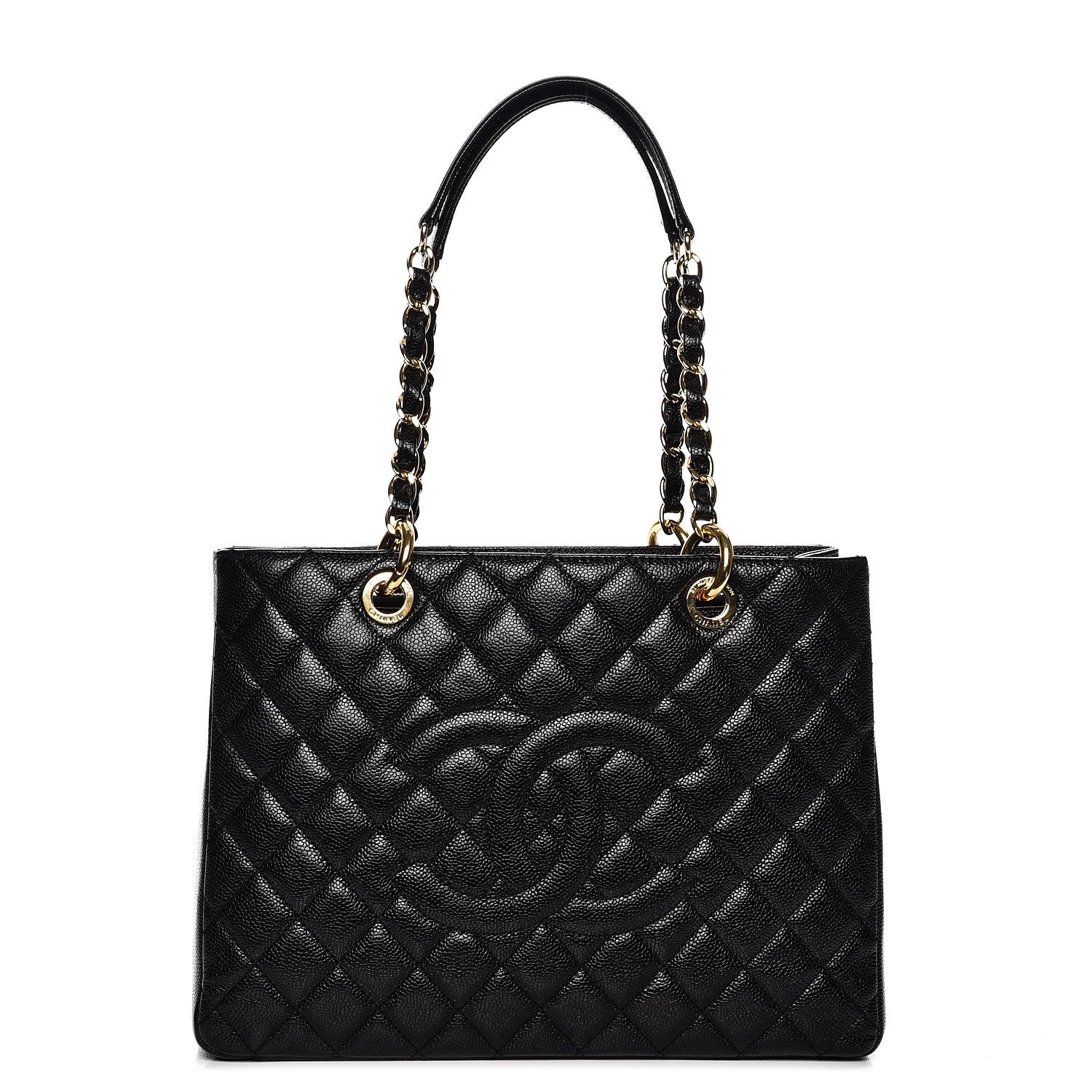 Chanel Caviar Quilted Grand Shopping Tote GST Black 1 of 12