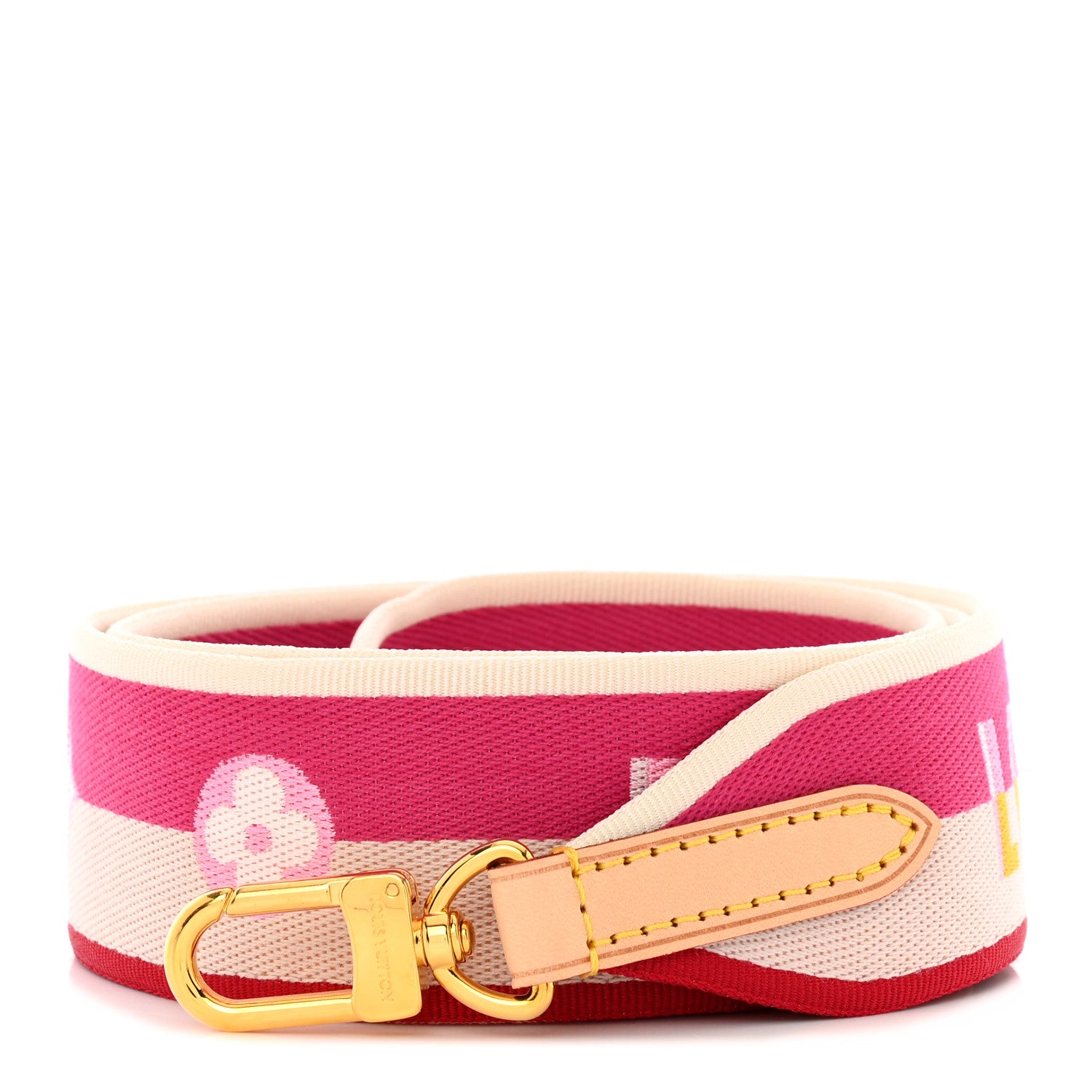 Louis Vuitton Jacquard Speedy Bandouliere 20 Shoulder Strap Fuchsia 1 of 3
