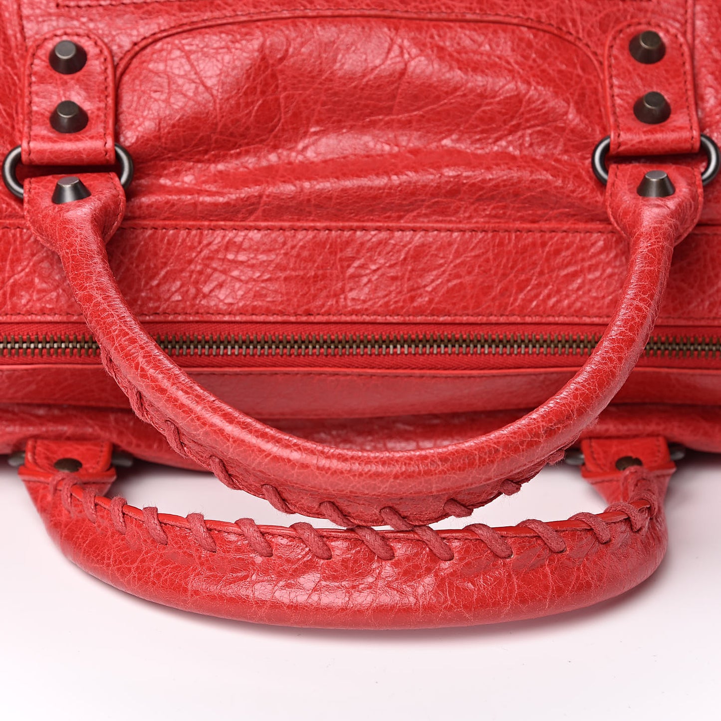 Agneau Classic Hardware Twiggy Rouge Cardinal