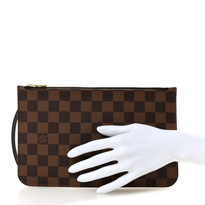 Louis Vuitton Damier Ebene Neverfull MM GM Pochette 2 of 8