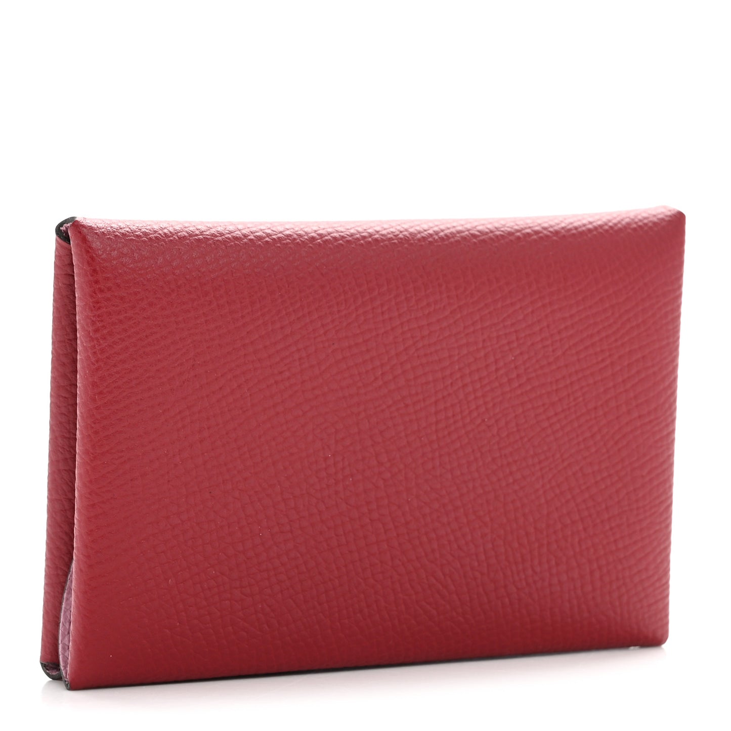 Epsom Verso Calvi Duo Card Case Rouge Grenat Mauve Sylvestre
