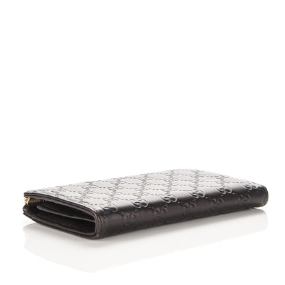 Gucci Guccissima Vitello Tender Donna Long Wallet Testa di Moro 4 of 7