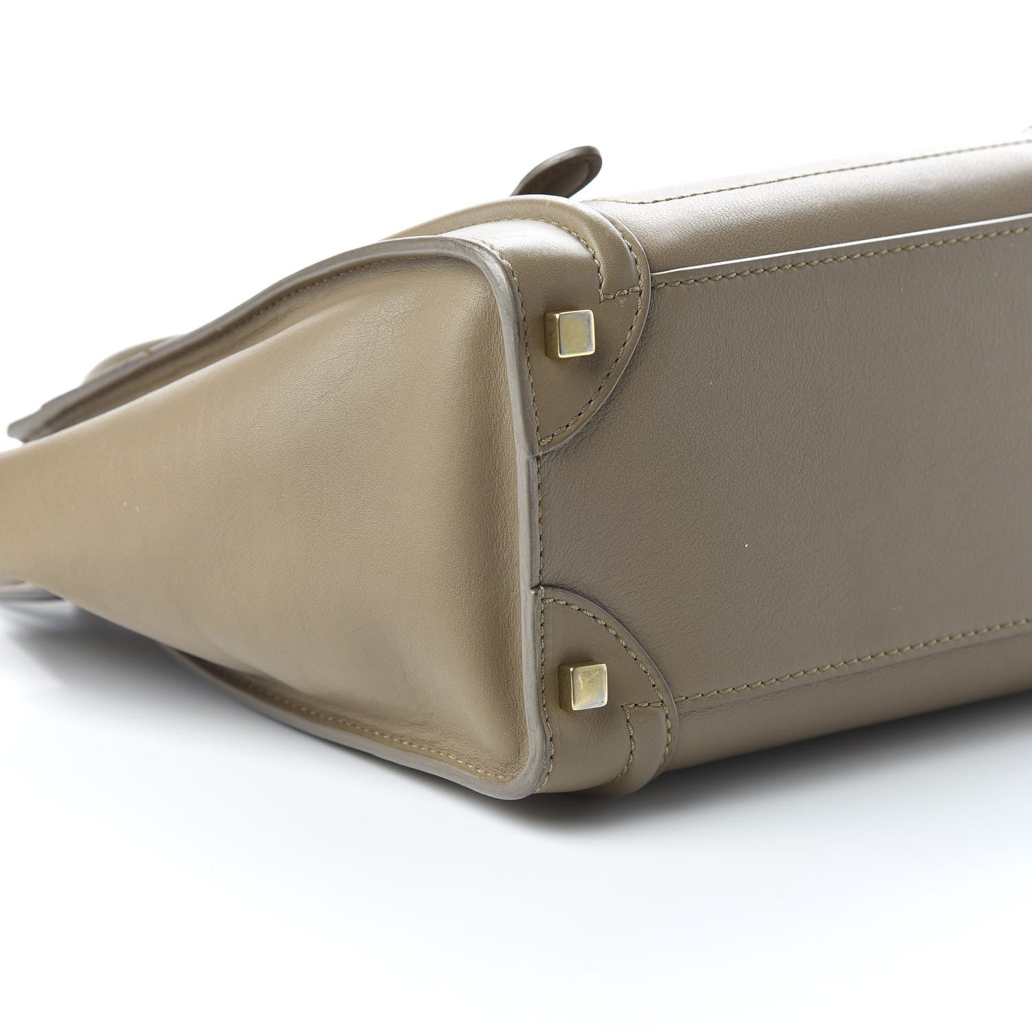 Celine Smooth Calfskin Micro Luggage Khaki 6 of 11