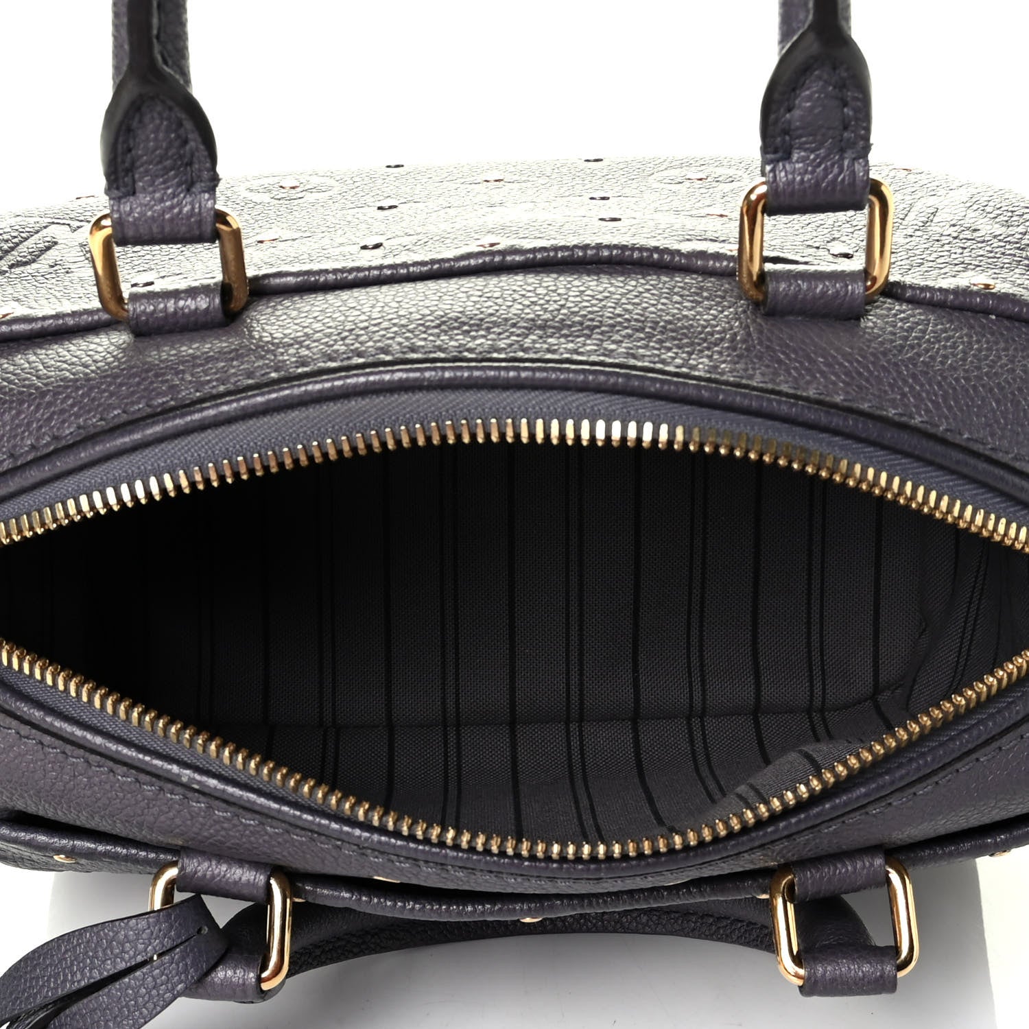 Louis Vuitton Empreinte Studded Speedy Bandouliere 20 Gris Silver 4 of 7
