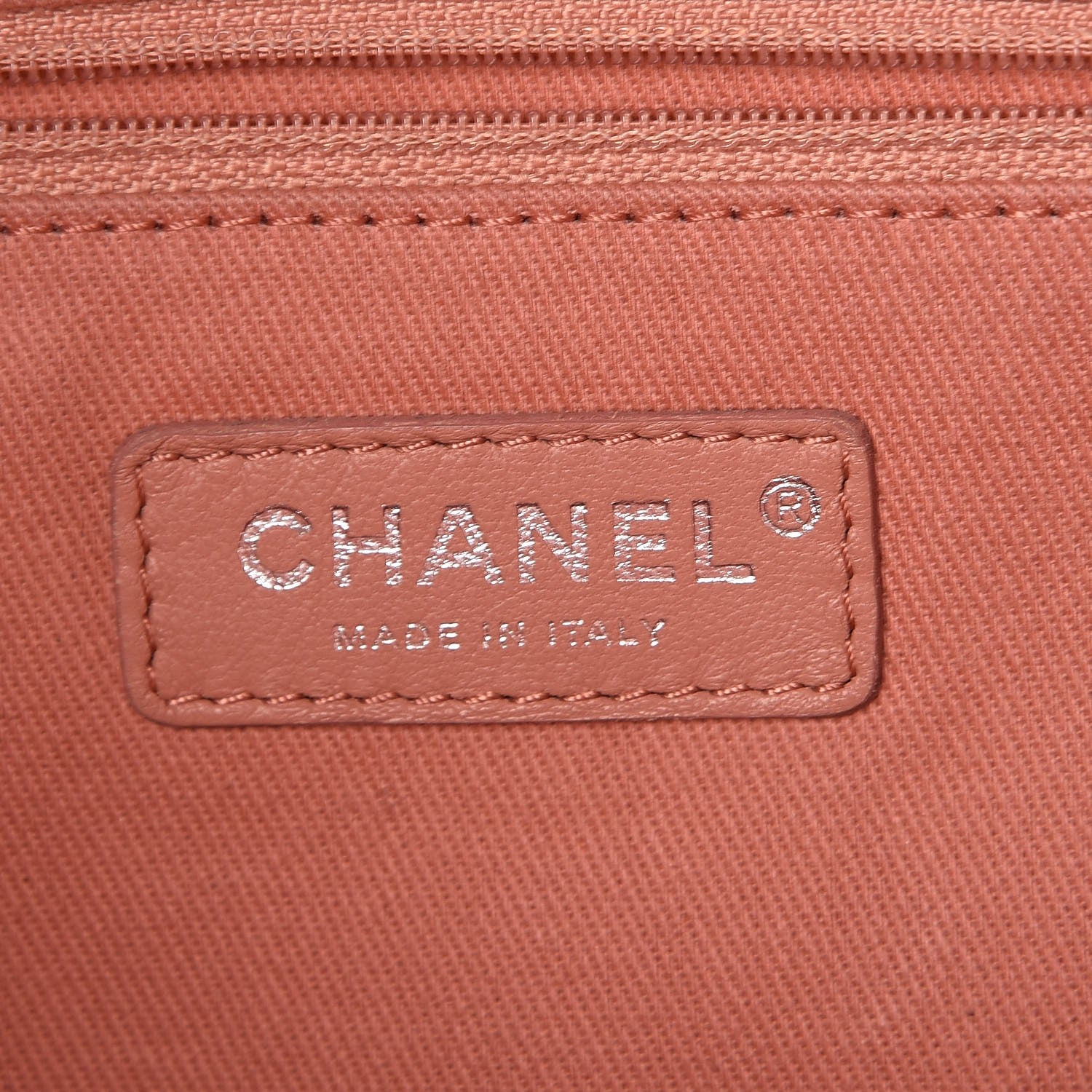 Chanel Canvas Deauville Small Tote Pink 6 of 14