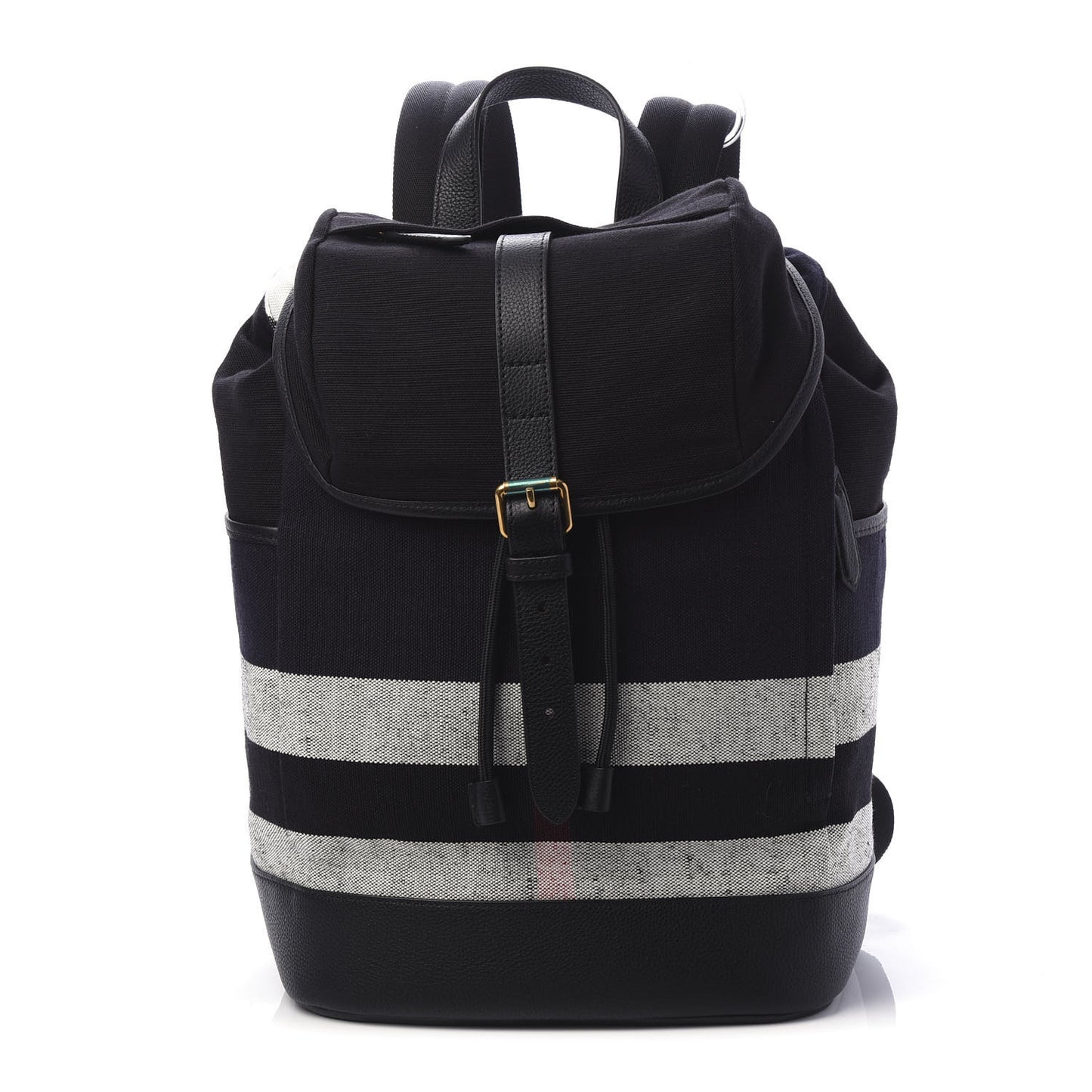 Overdyed Canvas Mega Check Drifton Backpack Black