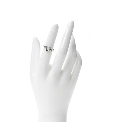 Tiffany Sterling Silver Elsa Peretti Open Heart Ring 49 5 2 of 5