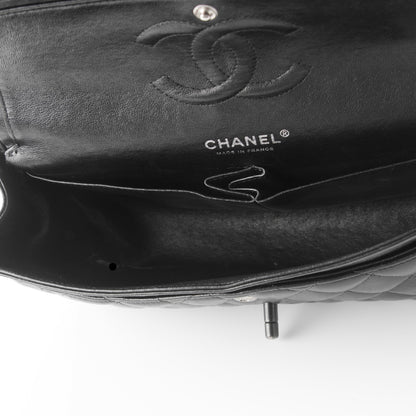 Chanel Lambskin Quilted Medium Double Flap Black 5 of 9