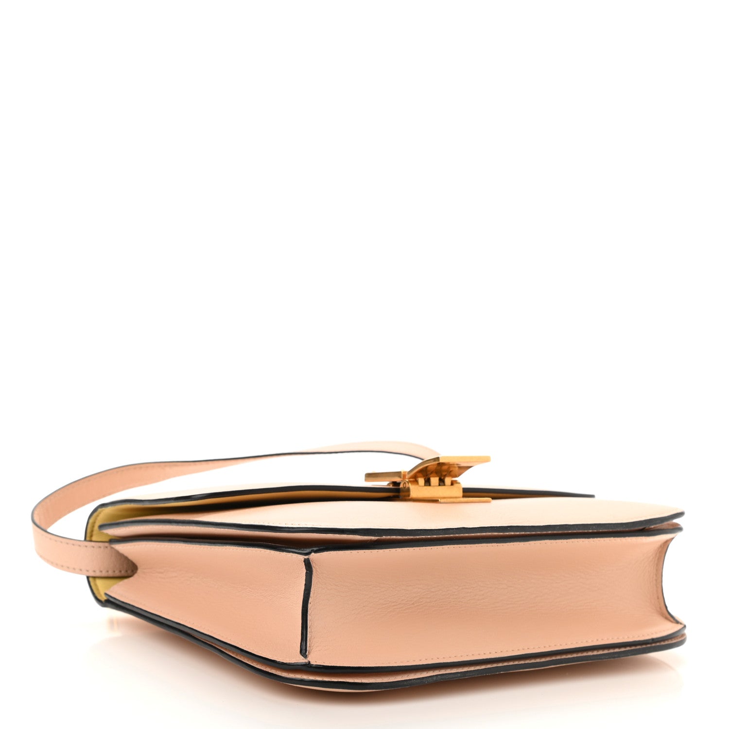 Celine Goatskin Medium Classic Box Flap Bag Dune 4 of 8