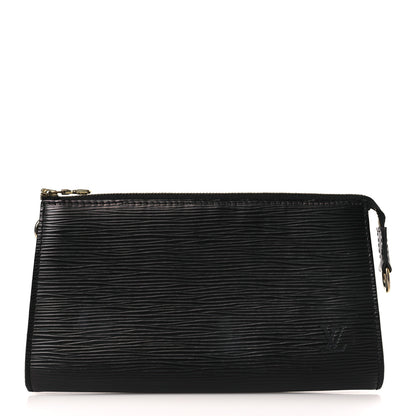 Louis Vuitton Epi Pochette Accessories 21 Black 1 of 5