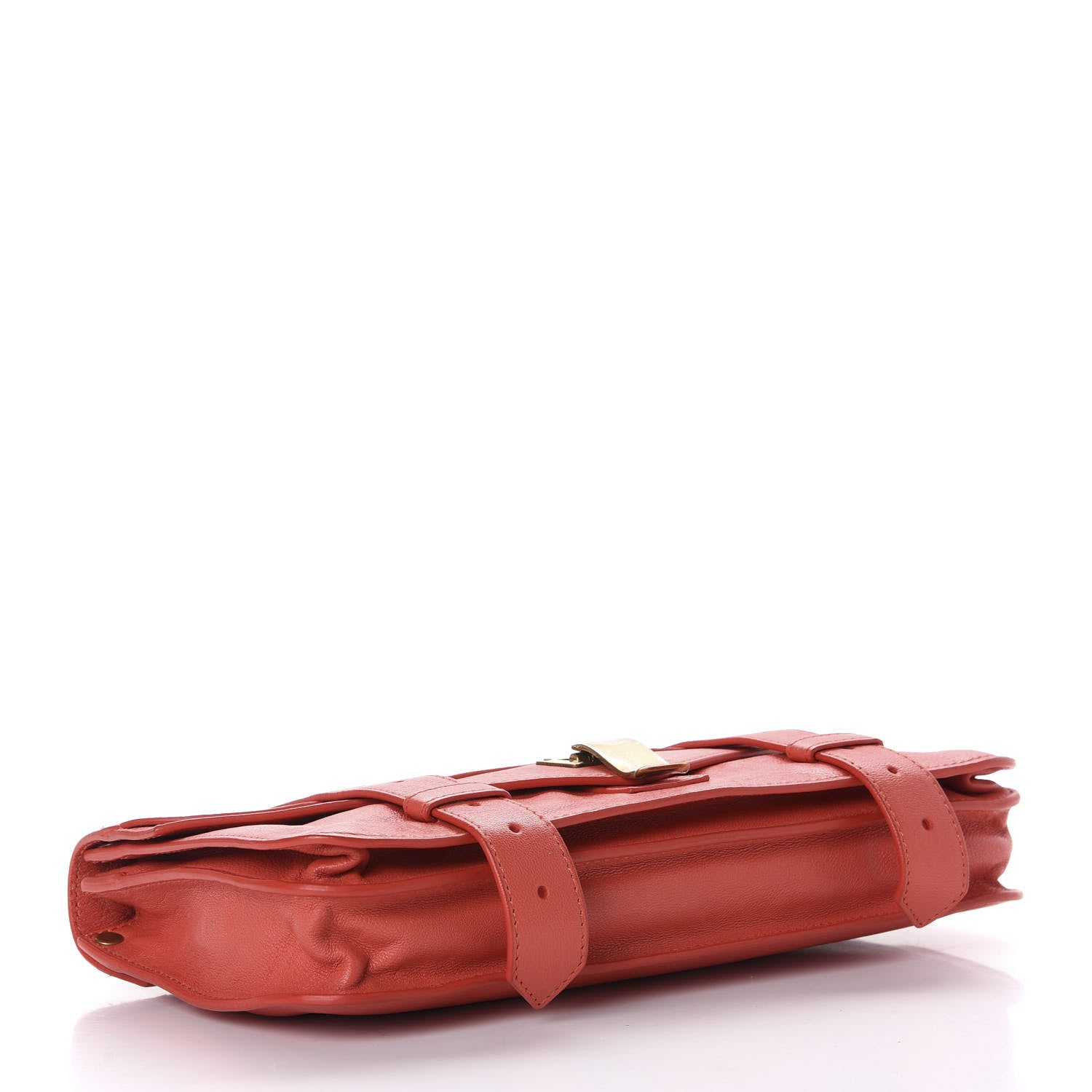 Proenza Schouler Lambskin PS1 Pochette Clutch Deep Coral 4 of 12