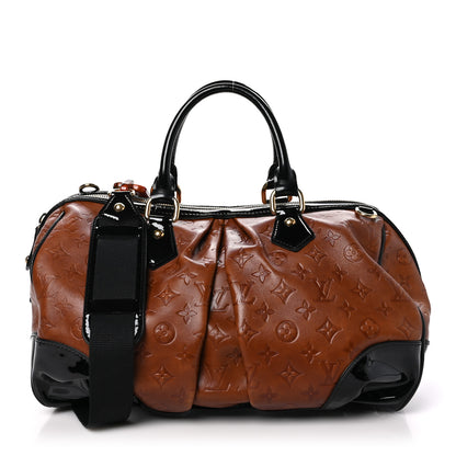 Louis Vuitton Cuir Embossed Monogram Stephen Bag Fauve 1 of 11
