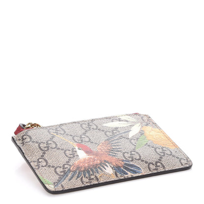 Gucci GG Supreme Monogram Tian Key Case Beige Multicolor Red 4 of 7