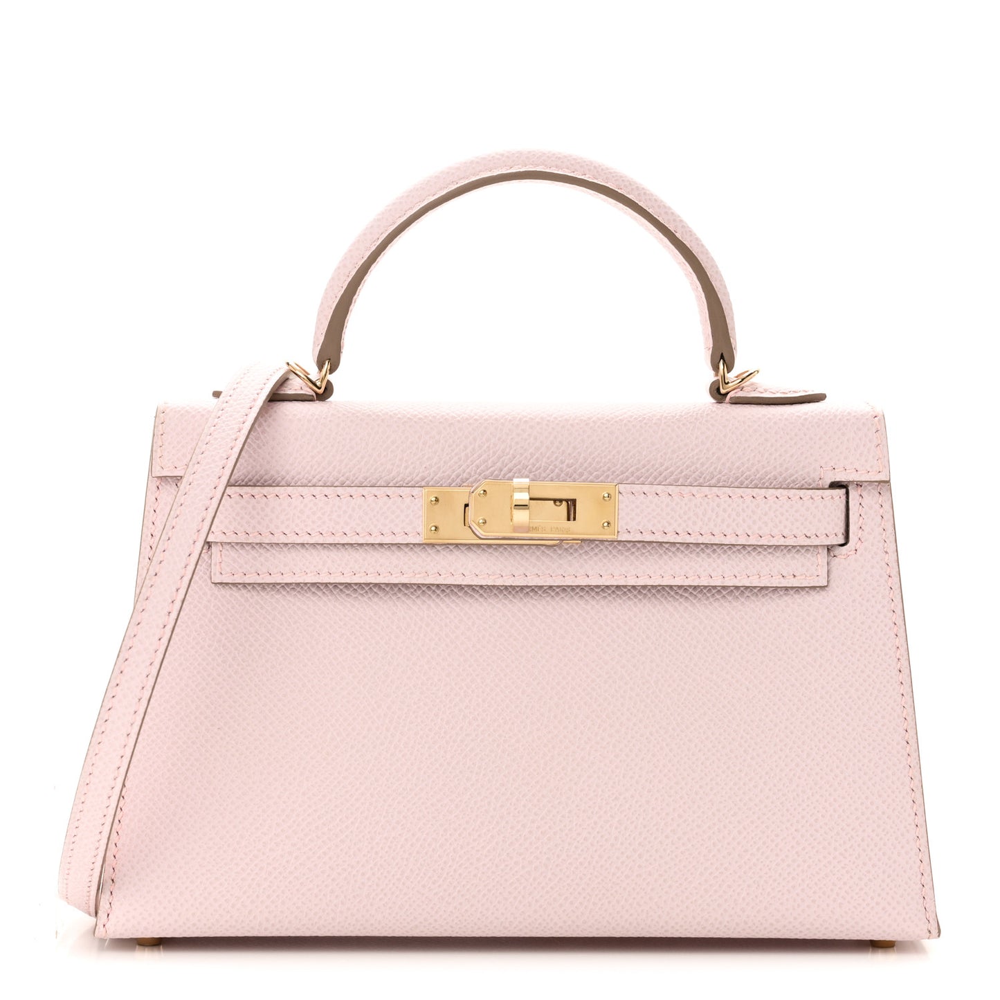 Epsom Horseshoe Mini Kelly Sellier 20 Mauve Pale