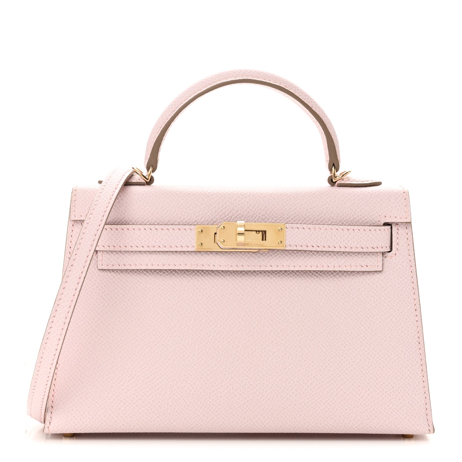 Hermes Epsom Horseshoe Mini Kelly Sellier 20 Mauve Pale 1 of 11