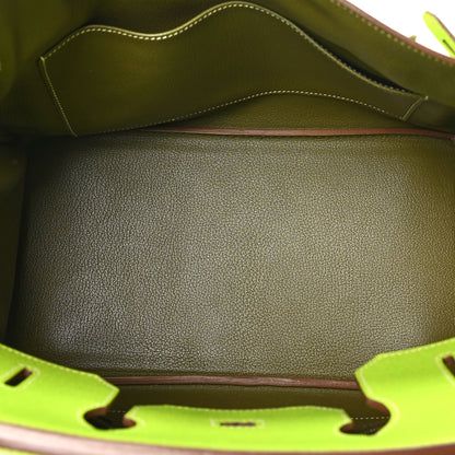 Hermes Epsom Candy Birkin 35 Kiwi Lichen 5 of 10