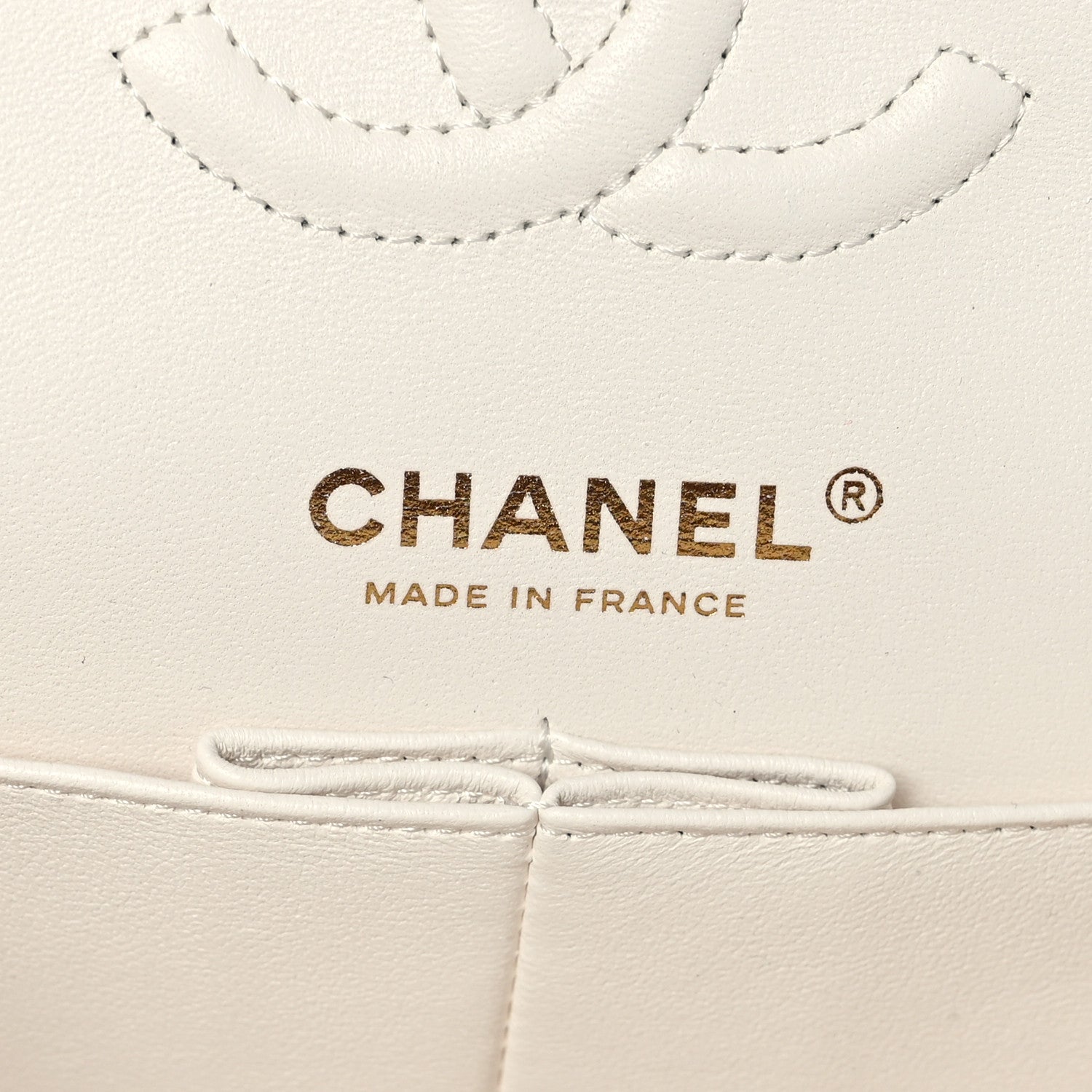 Chanel Caviar Quilted Small Double Flap White 6 of 9