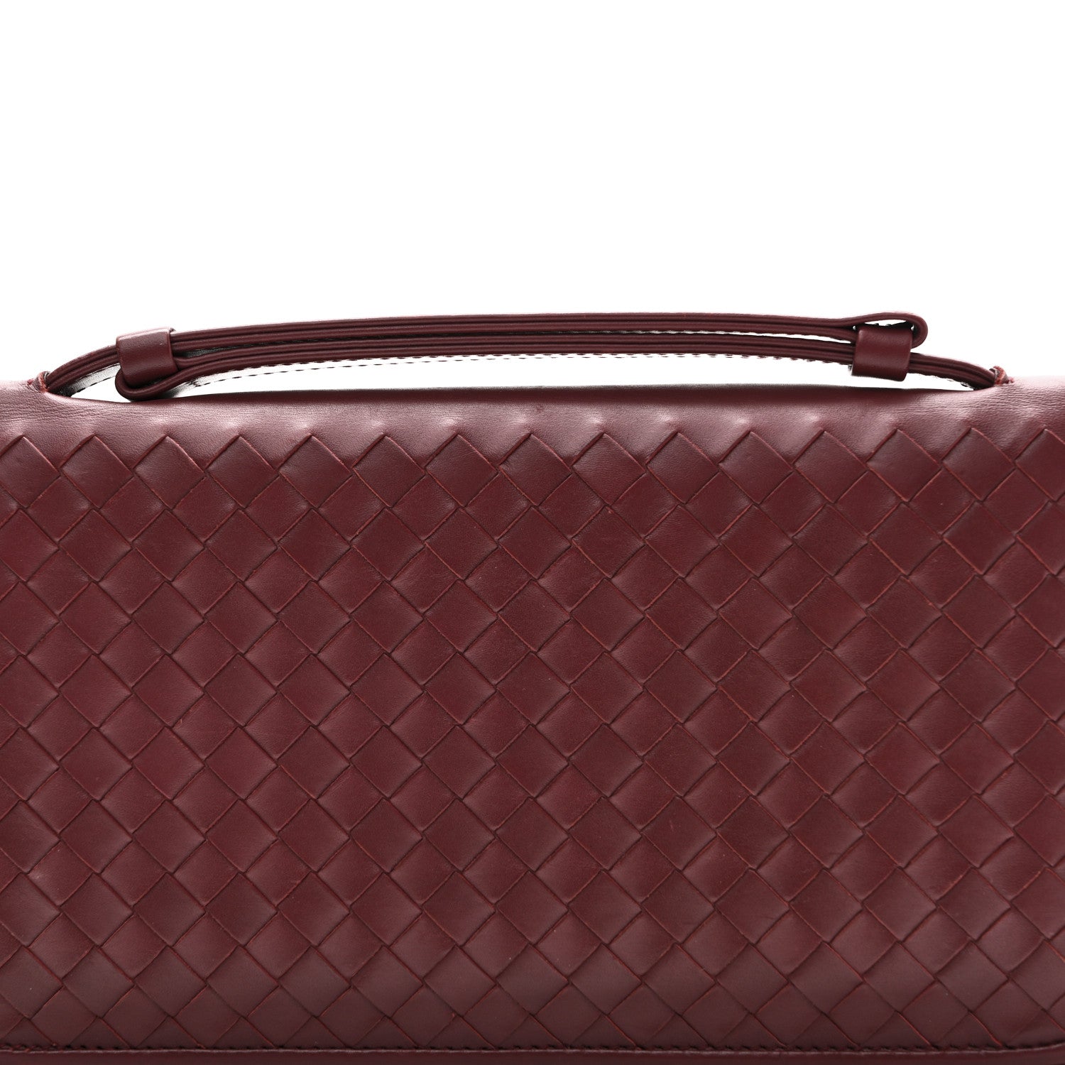 Bottega Veneta Nappa Intrecciato Travel Organizer Wallet Red 8 of 8