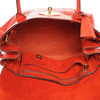 Mulberry Shiny Grain Bayswater Flame 5 of 9