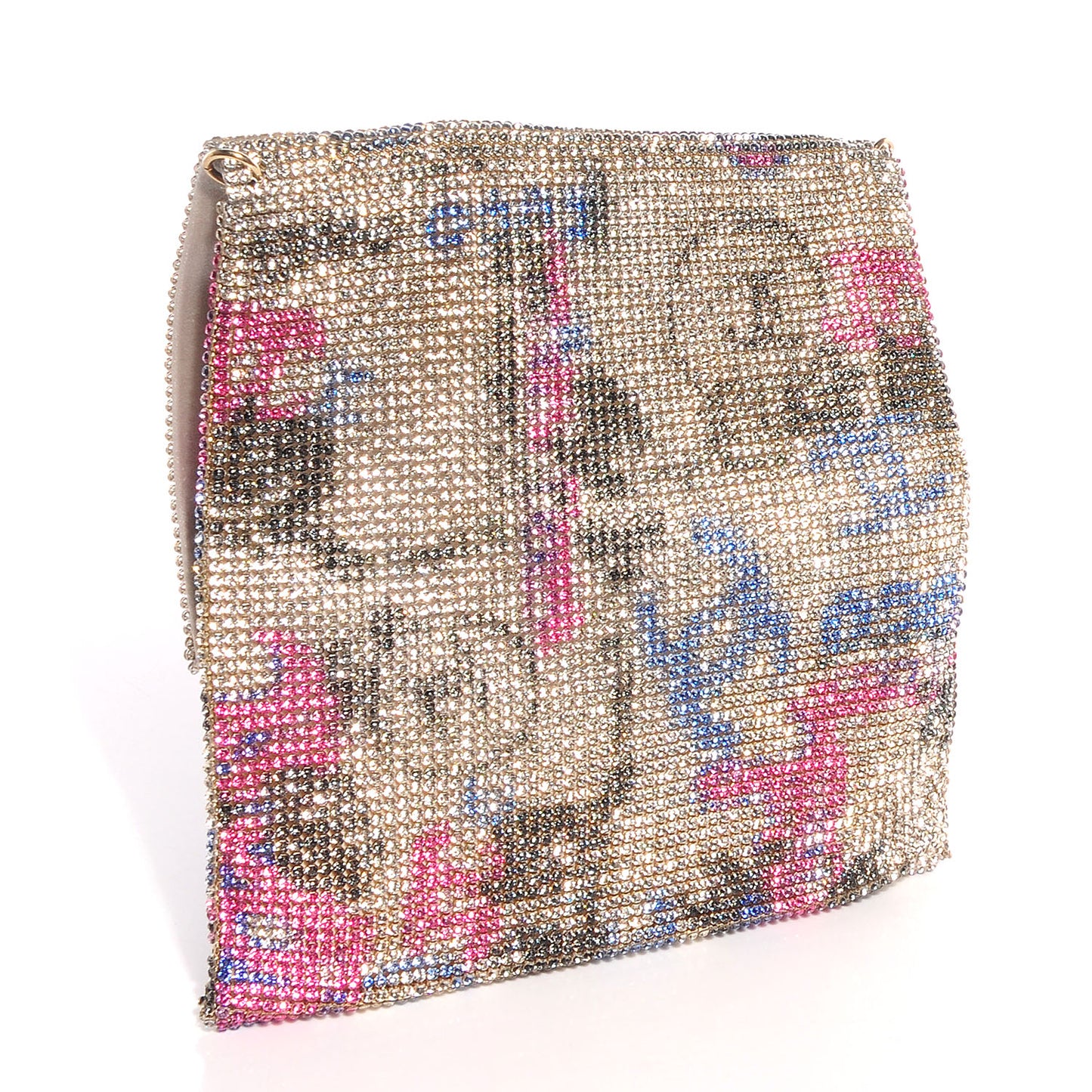Strass Crystal Graffiti CC Messenger Bag Multicolor