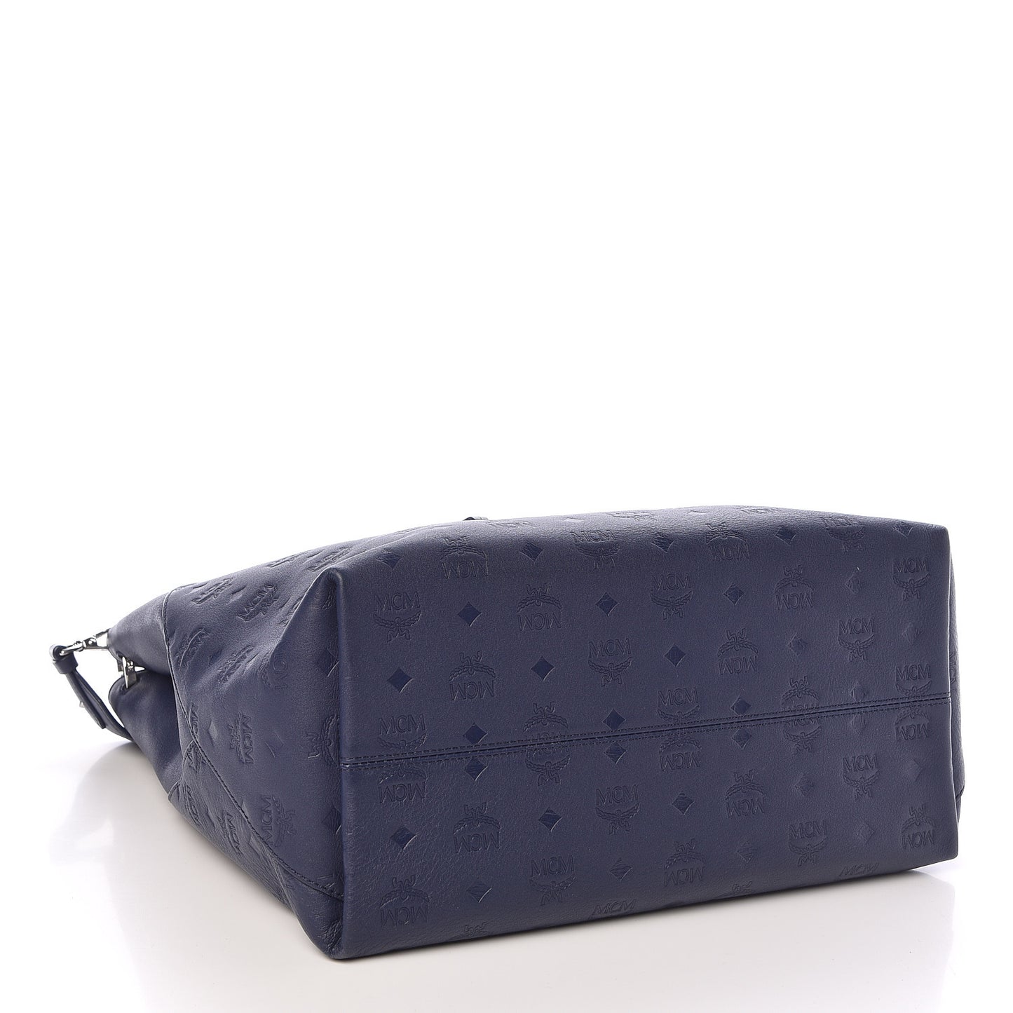 Calfskin Ottomar Monogram Large Klara Hobo Navy Blue