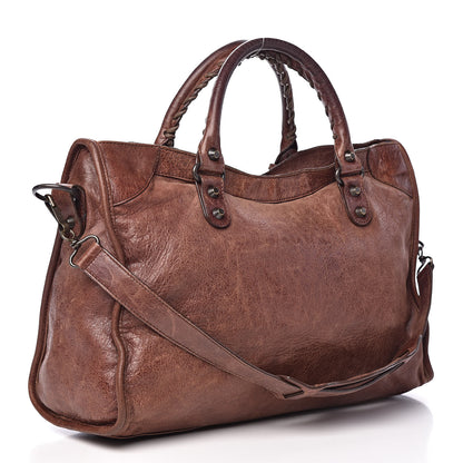Balenciaga Agneau Classic Hardware City Castagna 4 of 18