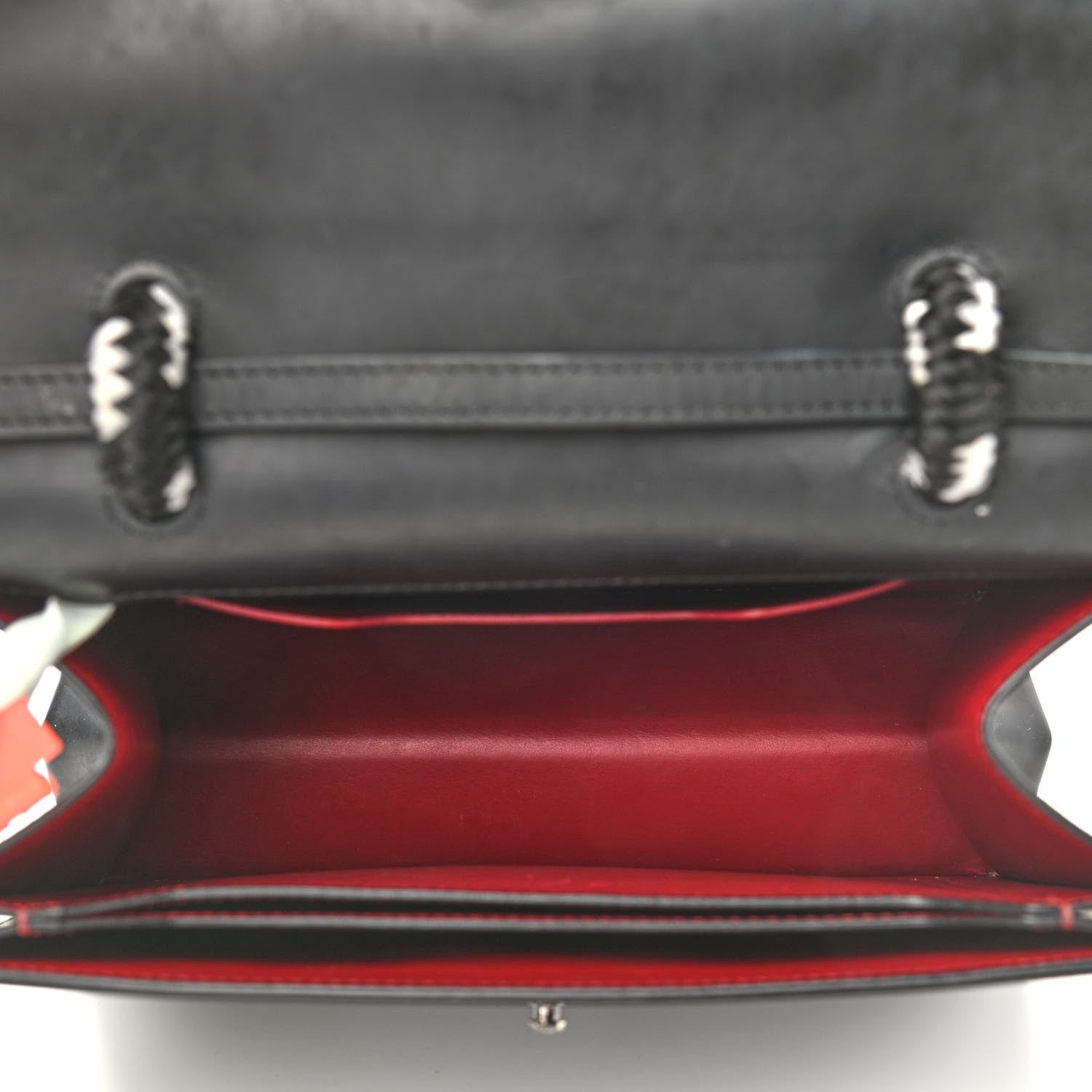 Off-White Calfskin 2.8 Jitney Gummy Bag Black 5 of 12