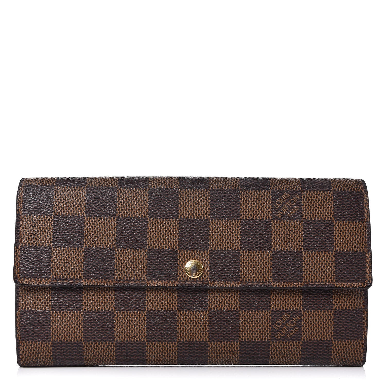 Louis Vuitton Damier Ebene Sarah Wallet 1 of 12
