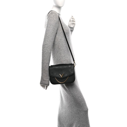 Louis Vuitton Calfskin Monogram Very Messenger Black 2 of 12