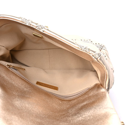 Chanel Metallic Calfskin Crochet Medium Chanel 19 Flap Gold 5 of 9