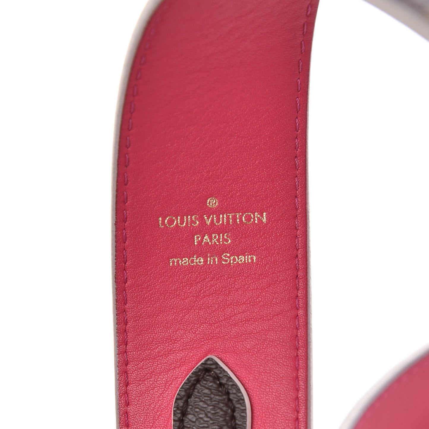 Monogram Bandouliere Shoulder Strap Hot Pink