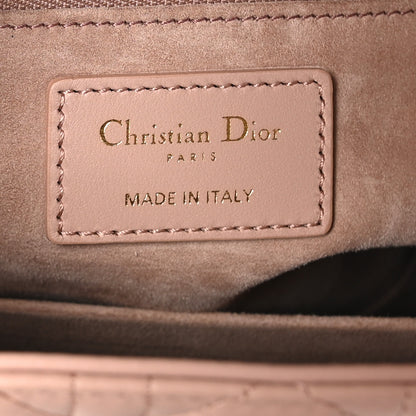 Christian Dior Lambskin Cannage Medium Lady Dior Bois de Rose 6 of 10
