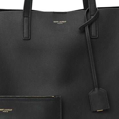 Saint Laurent Calfskin Large Shopping Tote Black 9 of 12